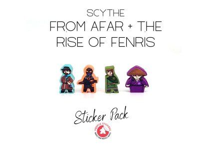 Samolepky pro Scythe: Vzestup Fenrise a Scythe: Invaze z dálek  (Scythe: From Afar + The rise of Fenris Stickers)
