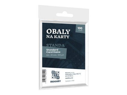 Obaly na karty REX - Standard Card Game - Standa - 66x91 mm 100ks