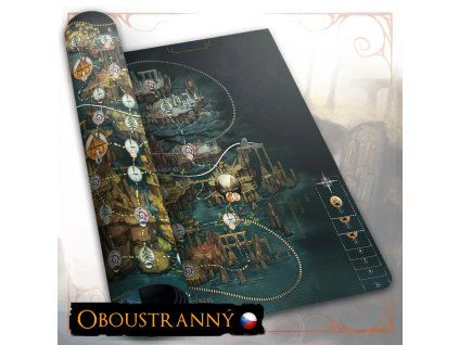 Bestie: Roztříštěné ostrovy - Playmat  (Beast: Shattered Isles - Playmat CZ)