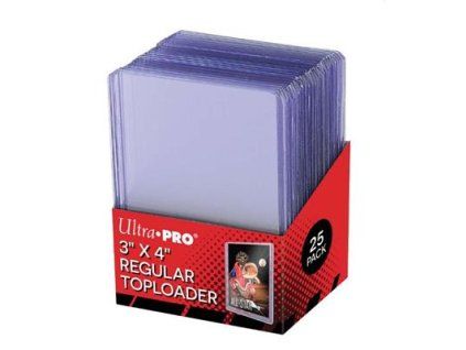 UP - obal typu "Toploader" - 63,5x88,9 mm Clear Regular (25 kusů)