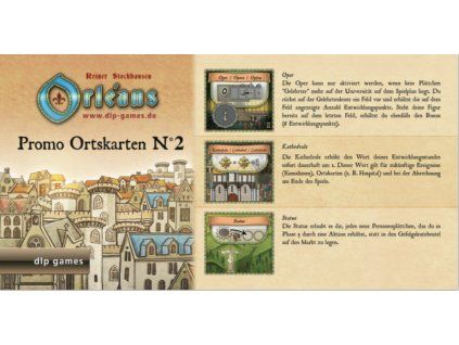 dlp Games - Orléans: Ortskarten Promo Edition 2