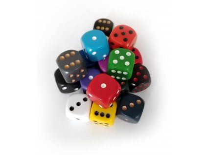 Chessex - Hrací kostka šestistěnná matná 16mm