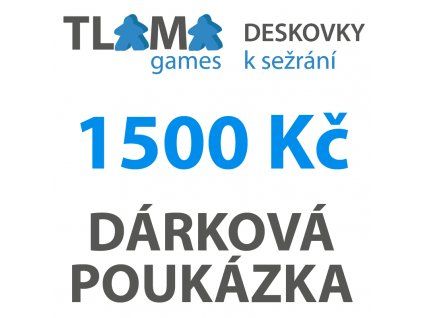  - Dárková poukázka 1500 Kč - elektronická