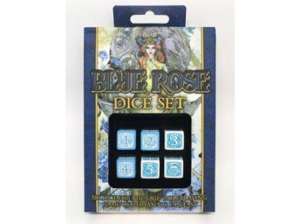 Q-Workshop - Blue Rose Dice Set