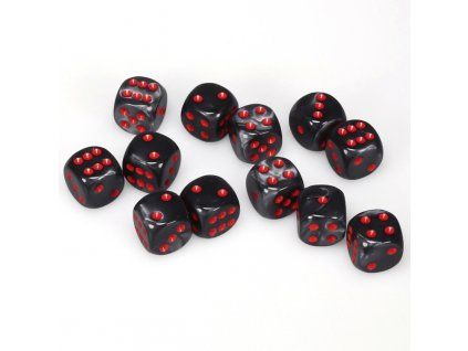 Chessex - Hrací kostka 16 mm - sametová černá