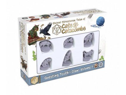 Steamforged Games Ltd. - Animal Adventures: Cats & Catacombs - Questing Tooth & Claw: Volume 1
