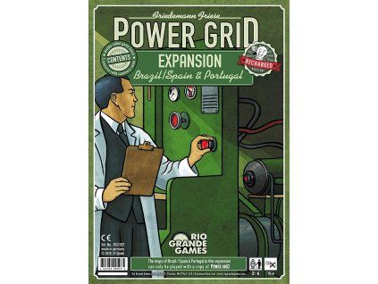 Rio Grande Games - Power Grid Recharged Brazil/Spain & Portugal (Recharged)