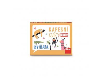 Dino - Kapesní kvízy Junior - Zvířata - Cestovní hra
