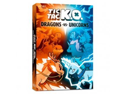 TeeTurtle - Tic Tac KO Dragons VS Unicorns