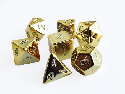 TLAMA games - Sada 7 "metalických" kostek pro RPG