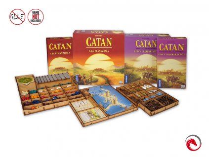 e-Raptor - Catan + Traders & Barbarians + 5-6 Players Expansions Insert