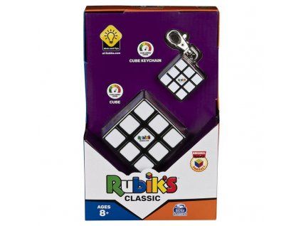 Rubikova kostka sada Klasik 3x3 + přívěsek