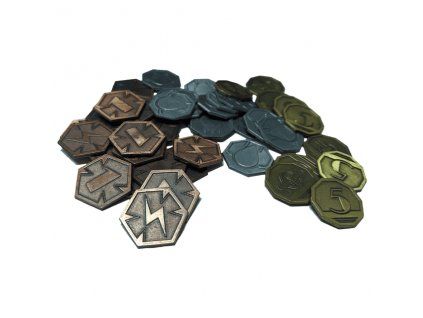 Barrage (Přehrada) - kovové mince  (Metal Coins Pack)