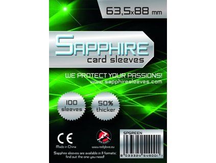 Red Glove - Obaly na karty Sapphire Green - (63,5x88 mm) 100 ks