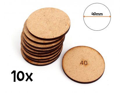 Round Bases - 40mm