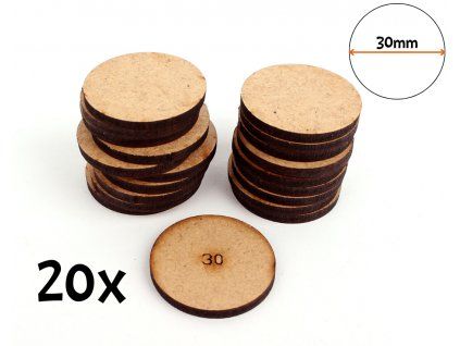 Round bases - 30mm