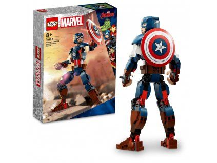 LEGO® Sestavitelná figurka: Captain America 76258