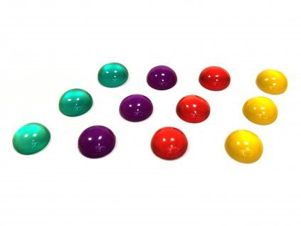Delta - set of glass card markers