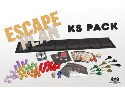 TLAMA games - Escape Plan - upgrade na Kickstarter verzi