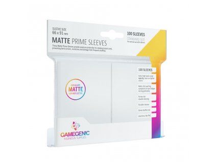 Matte Prime Sleeves White (100 obalů) - Obaly na karty