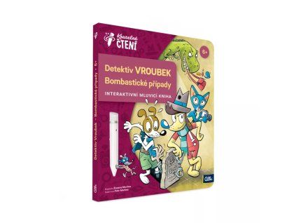 Kniha Detektiv Vroubek - Bombastické případy (Kouzelné čtení)