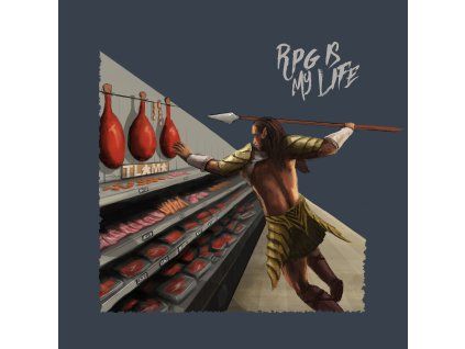 TLAMA games - T-shirt "RPG is my life"