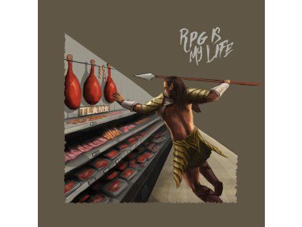 TLAMA games - T-shirt "RPG is my life"