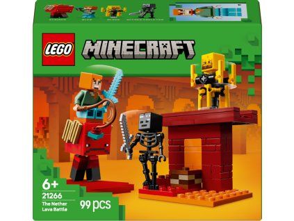 LEGO® Minecraft® Lávová bitva v Netheru 21266
