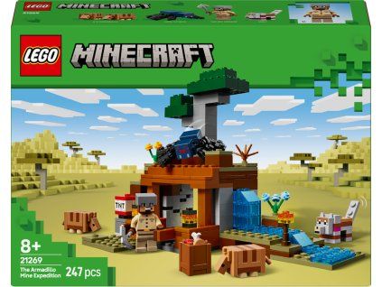 LEGO® Minecraft® Výprava do dolu a pásovec 21269