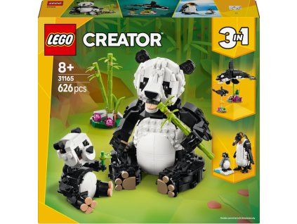 LEGO® Creator 3v1 Divoká zvířata: Pandí rodinka 31165
