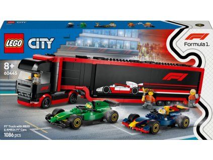 LEGO® City Kamion F1® s vozy F1® RB20 a AMR24 60445