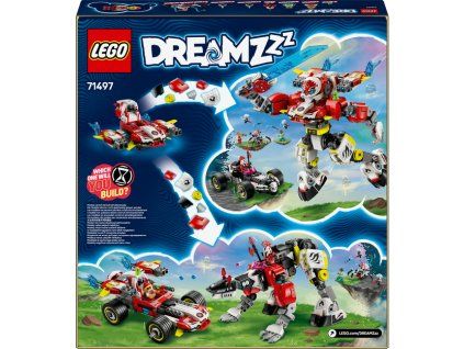 LEGO® DREAMZzz™ Cooperův tygří robot a Zerův hot rod 71497