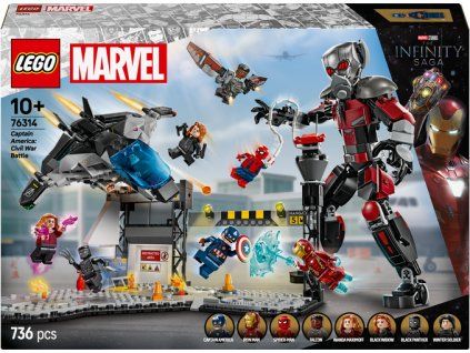 LEGO® Marvel Akční bitva – Captain America: Občanská válka 76314