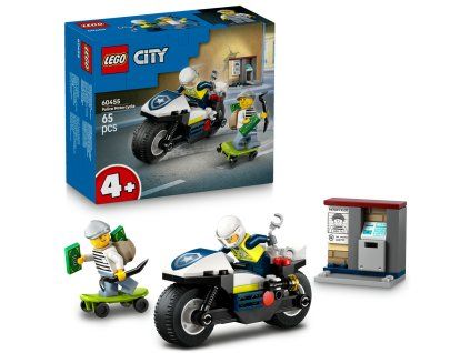 LEGO® City Honička na policejní motorce 60455