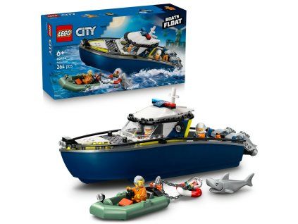 LEGO® City Honička v policejní lodi 60456