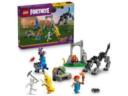 LEGO® Fortnite® Peely a Sparkplug a jejich tábořiště 77075