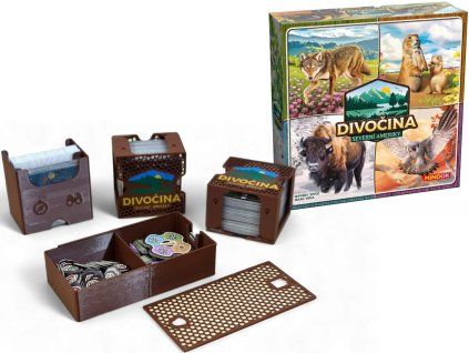 Divočina severní Ameriky -  insert MitroCZECH organizer BoardGameHolic