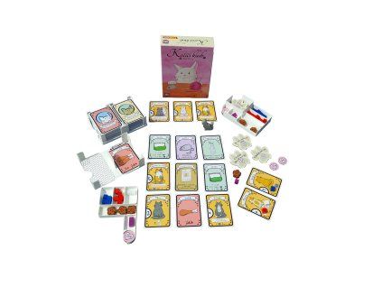 Kočičí klub + Krabice pamlsků + Koťata -  insert MitroCZECH organizer BoardGameHolic