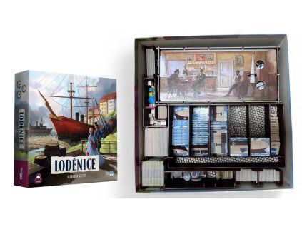Loděnice (druhé vydání) -  insert MitroCZECH organizer BoardGameHolic