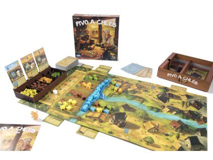 Pivo a chléb -  insert MitroCZECH organizer BoardGameHolic