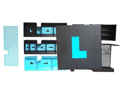 Project L + Ghost Piece + Finesse + oba Ambassador Packy + Phoenix -  insert MitroCZECH organizer BoardGameHolic