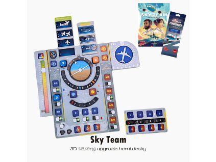 Sky Team - upgrade herní desky insert MitroCZECH organizer BoardGameHolic