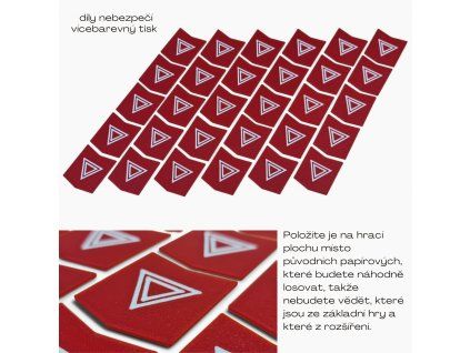 Žetony nebezpečí pro hru Pekelná jízda: Vendeta insert MitroCZECH organizer BoardGameHolic