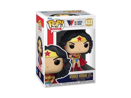 Funko POP! Heroes: Wonder Woman 80th - WW (ClassicW/Cape)