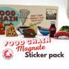 Samolepky pro Králové rychlého občerstvení - rozšíření Ketchup  (Food Chain Magnate - Ketchup Stickers)