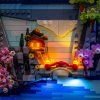 Japanese Cherry Blossom Landscape 31218 close bridge building Light My Bricks[1]