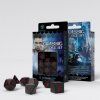 Q-Workshop - Classic RPG Dice Set (7 dice) černá/červená