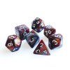TLAMA games - Sada 7 dvoubarevných perleťových kostek pro RPG