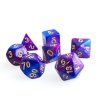 TLAMA games - Sada 7 dvoubarevných perleťových kostek pro RPG