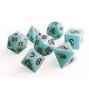 Sada 7 "kamenných" kostek pro RPG  (7 pcs RPG dice set "stone" texture)